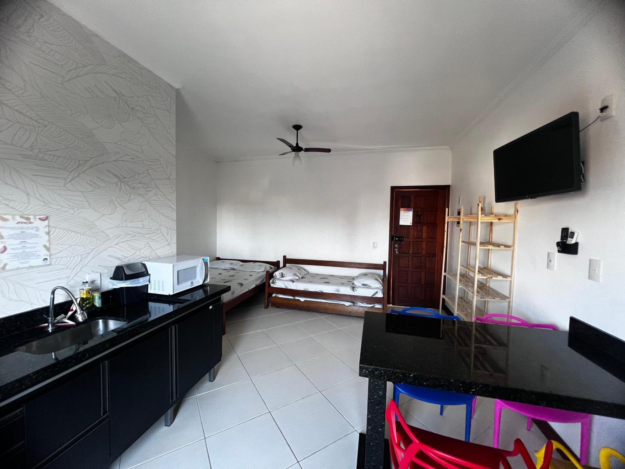 Flats E Apartamentos Temporada Mar Brasil Ubatuba Kamer foto