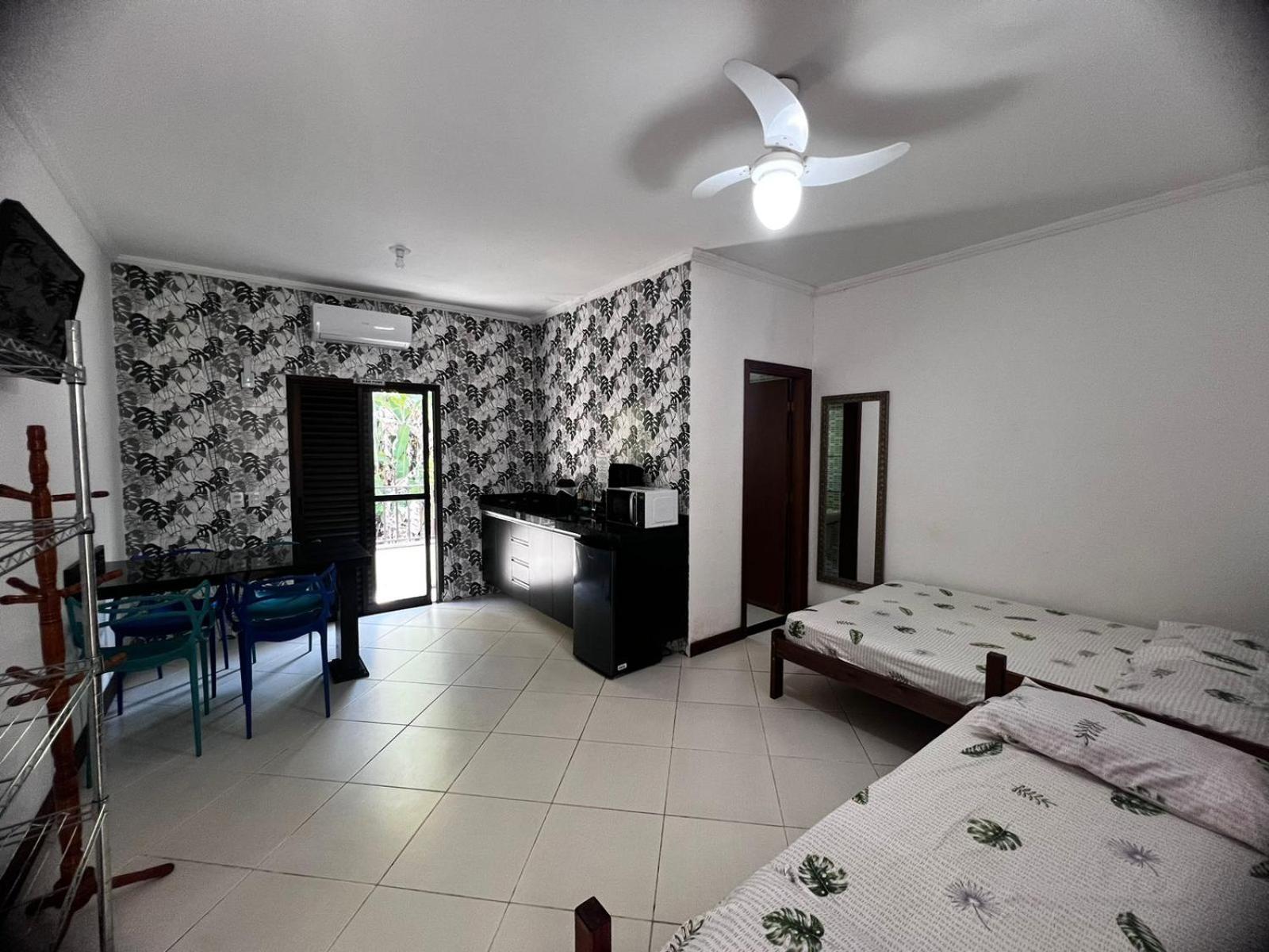 Flats E Apartamentos Temporada Mar Brasil Ubatuba Kamer foto